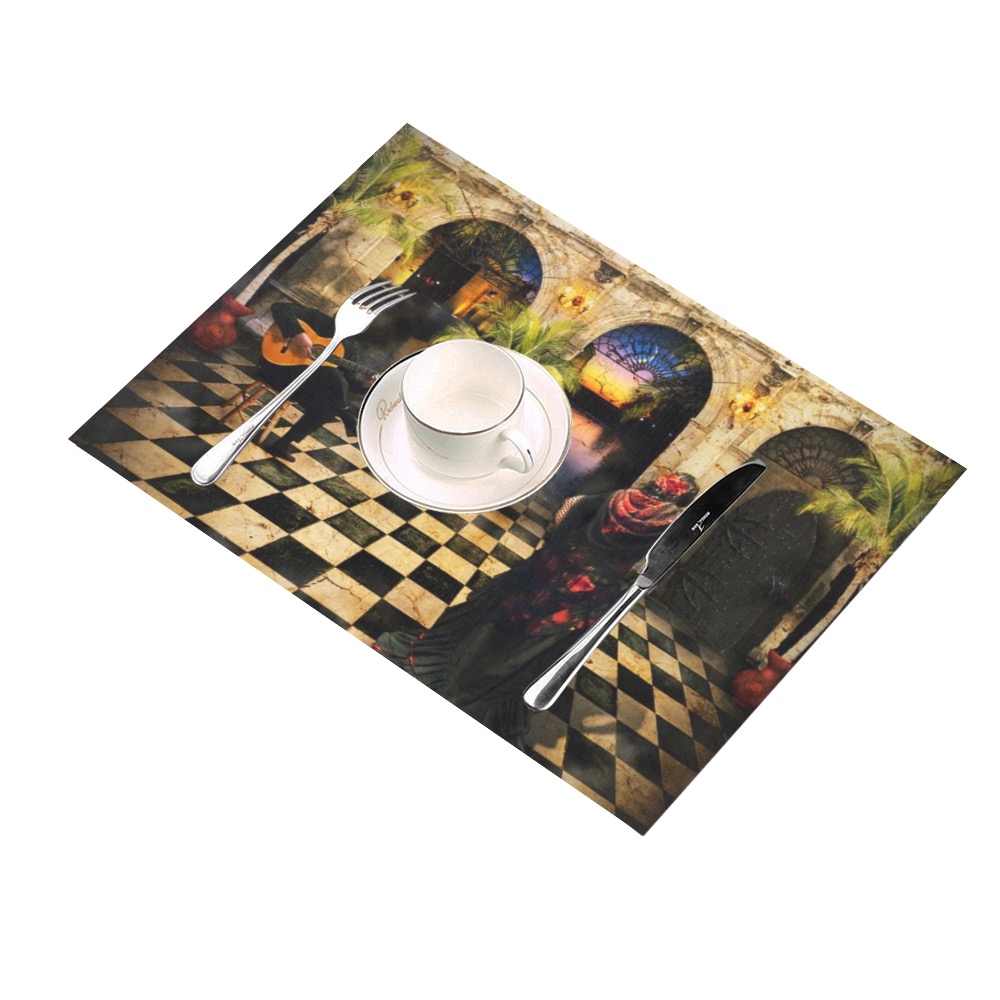 The Flamenco Palace Placemat 14’’ x 19’’ (Set of 6)