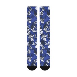 Flowery distortion mosaic Over-The-Calf Socks