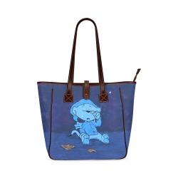 Ferald Feeling Blue Classic Tote Bag (Model 1644)