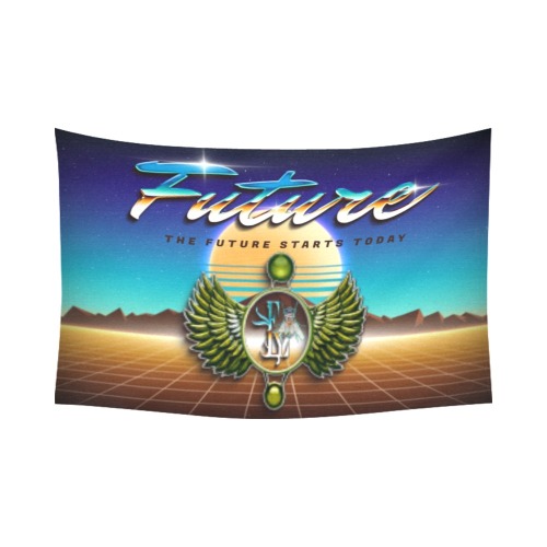 Future Collectable Fly Cotton Linen Wall Tapestry 90"x 60"