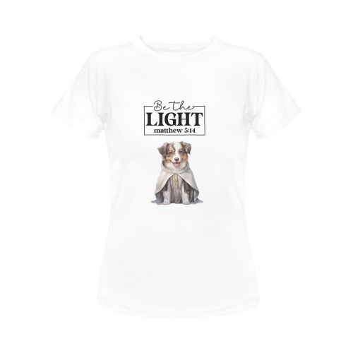 Australian Shepherd Be The Light Women's T-Shirt in USA Size (Front Printing Only)