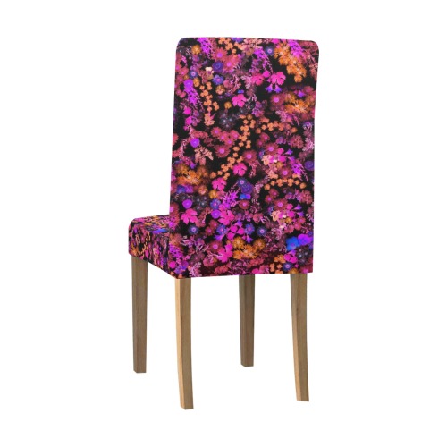 floral design 6 Chair Cover (Pack of 6)