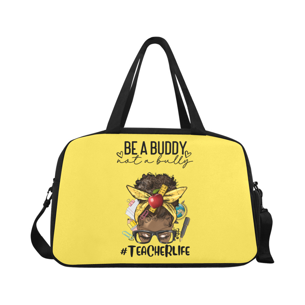 Be a BuddyDkYellowGymBag Fitness Handbag (Model 1671)