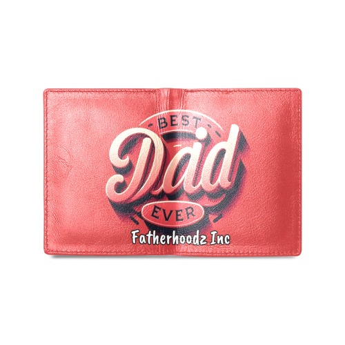Best Dad Ever Wallet Men's Leather Wallet (Model 1612)