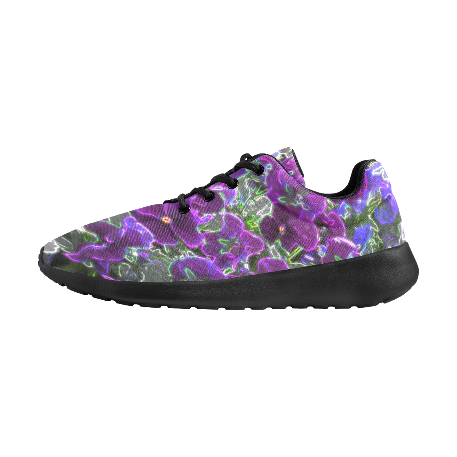 Field Of Purple Flowers 8420 Women's Athletic Shoes (Model 0200)