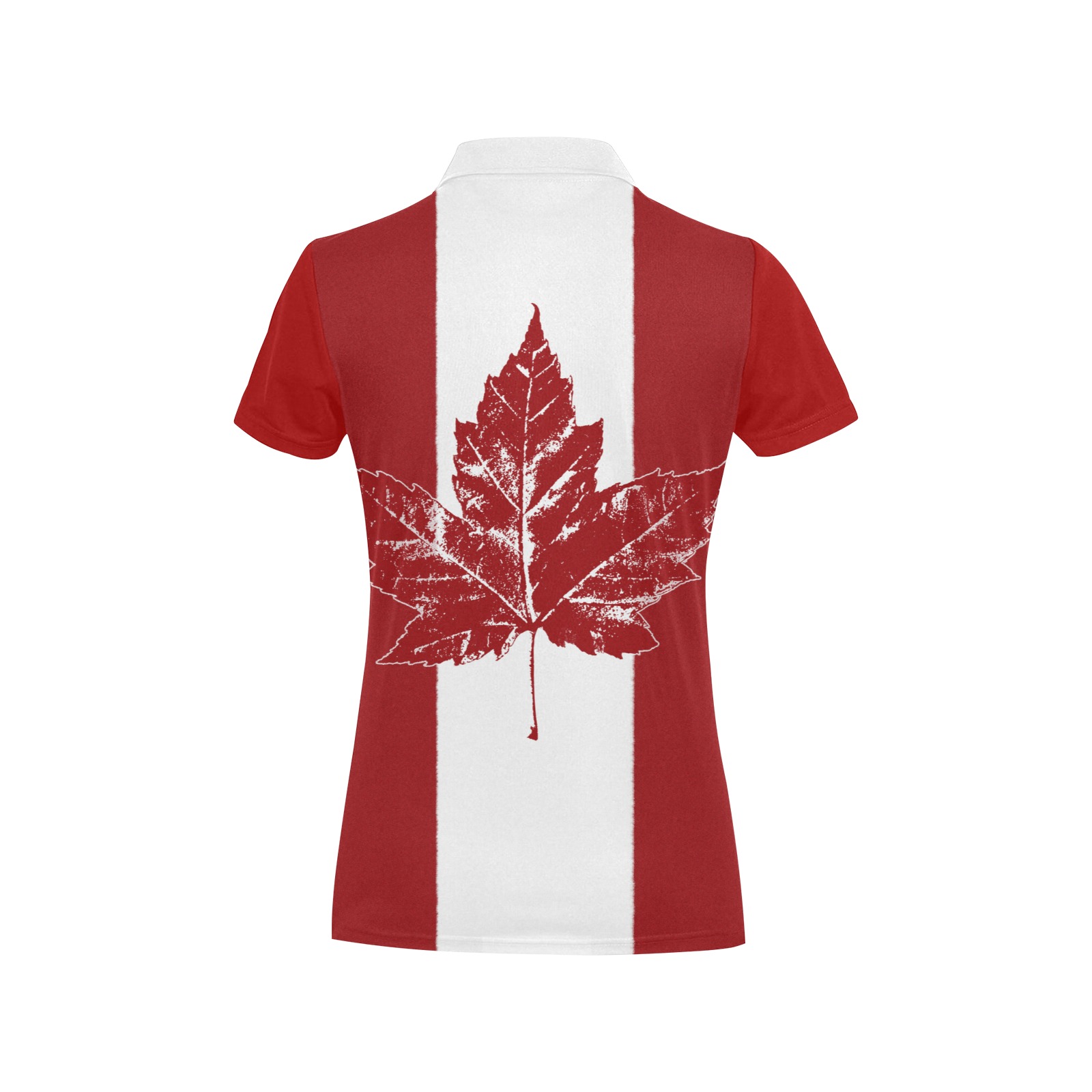 Cool Canada Team Women's All Over Print Polo Shirt (Model T55)