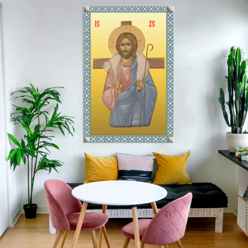 Jesus Hrist Frame Canvas Print 32"x48"