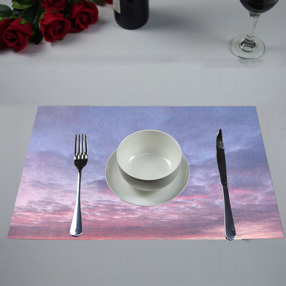 Morning Purple Sunrise Collection Placemat 12’’ x 18’’ (Set of 4)