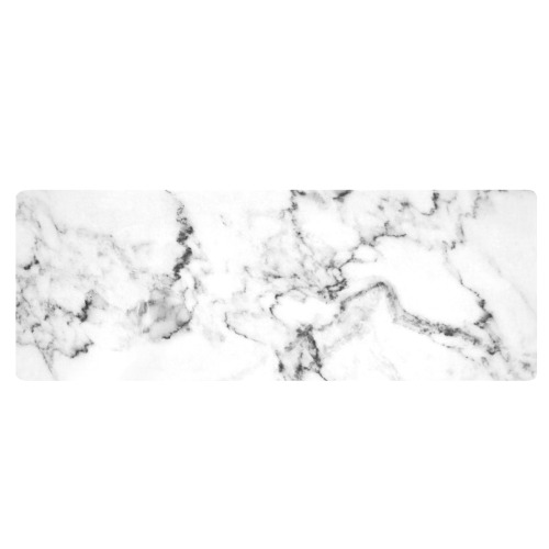 white marble Kitchen rug
