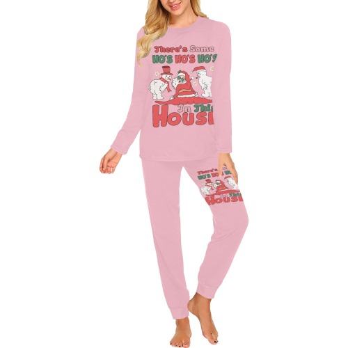 There's Some Ho's In This House (P) Women's All Over Print Pajama Set