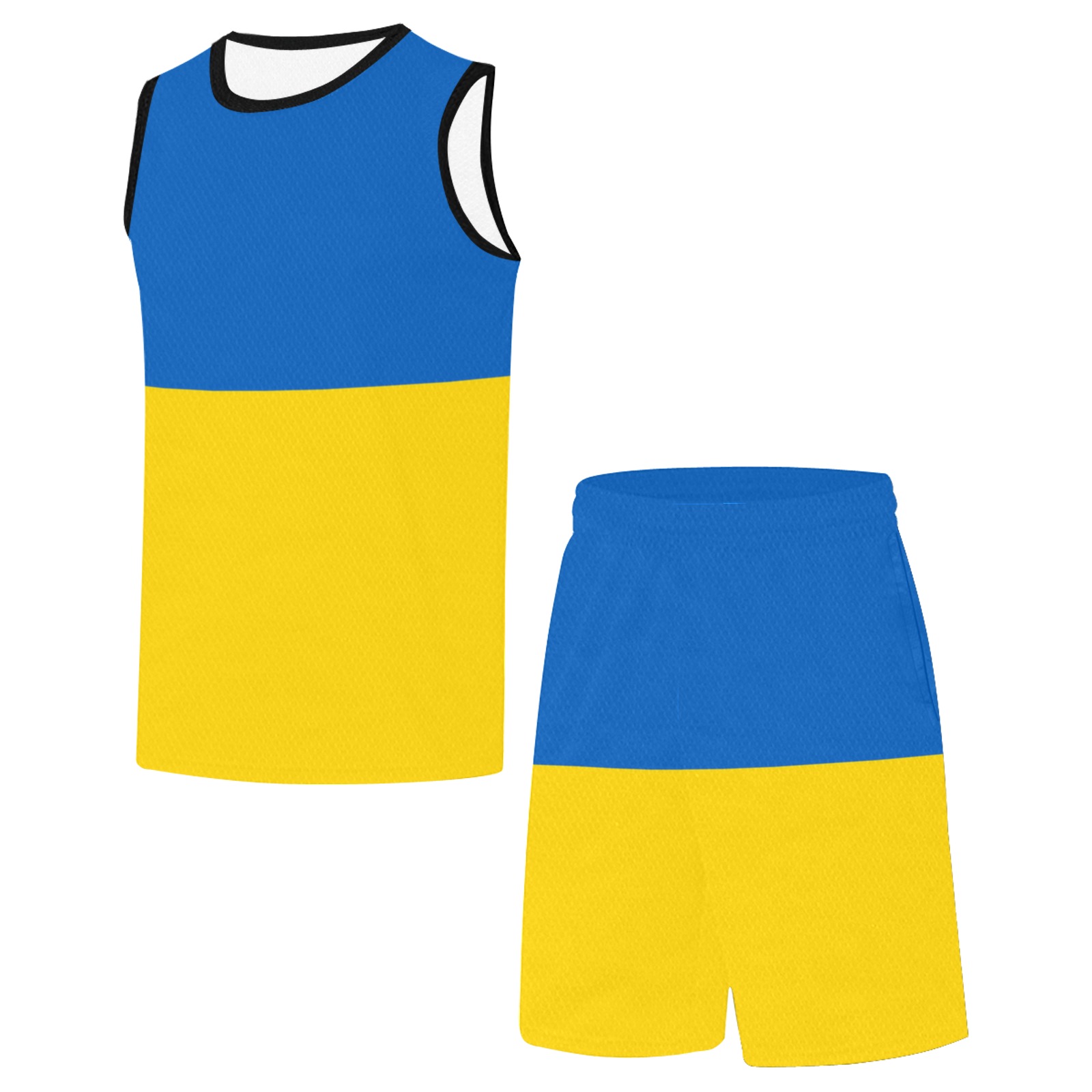 UKRAINE Basketball Uniform with Pocket