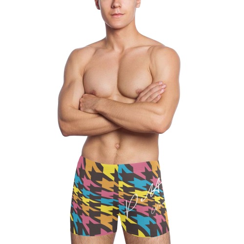 Petty Script swim trunks Men's Swimming Trunks (Model L60)