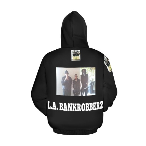 DIONIO Clothing - L.A. BANKROBBERZ Hoodie (Black) All Over Print Hoodie for Men (USA Size) (Model H13)