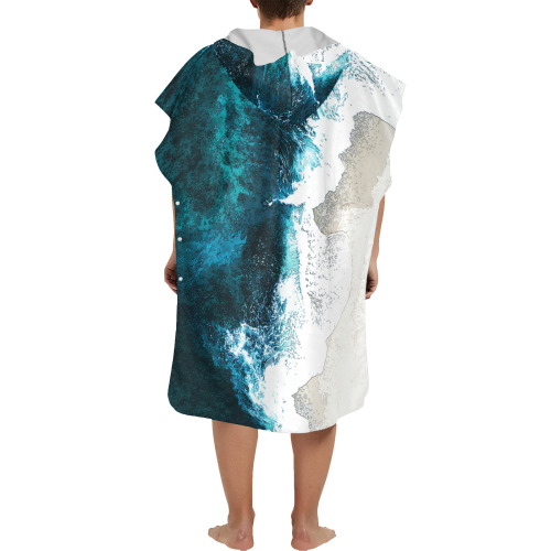 Ocean And Beach Beach Changing Robe (Large Size)