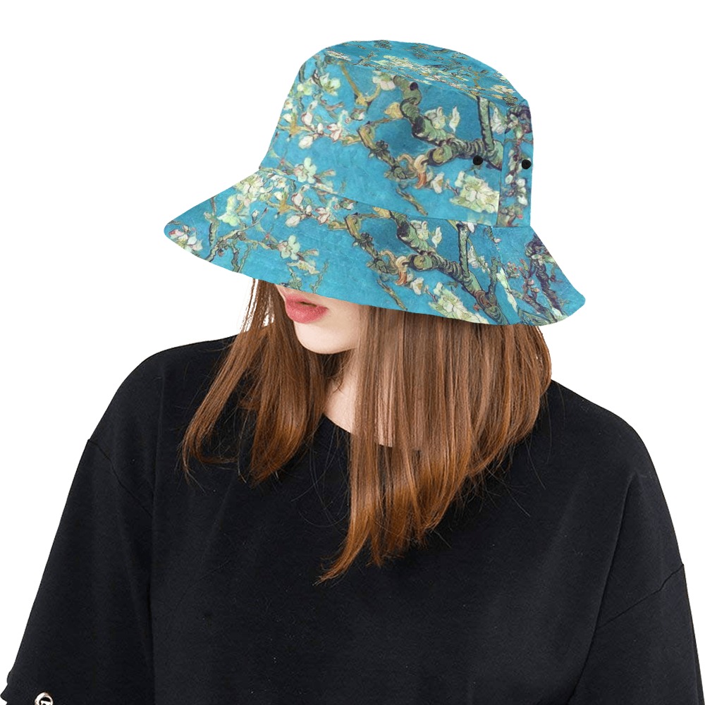 Van Gogh's Almond Blossom All Over Print Bucket Hat