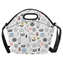 Doodle Neoprene Lunch Bag/Large (Model 1669)