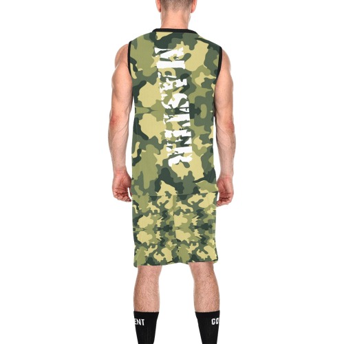 Master Army by Fetishworld All Over Print Basketball Uniform