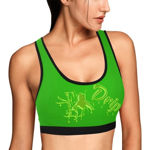 Drip Collectable Fly Women's All Over Print Sports Bra (Model T52)