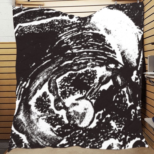 Alien foetus Quilt 70"x80"