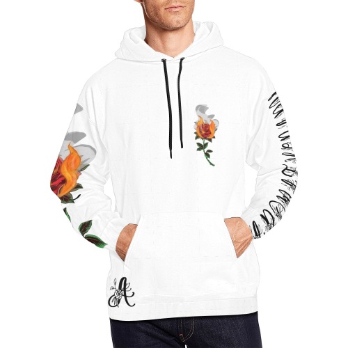Aromatherapy Apparel Arose Hoodie All Over Print Hoodie for Men (USA Size) (Model H13)