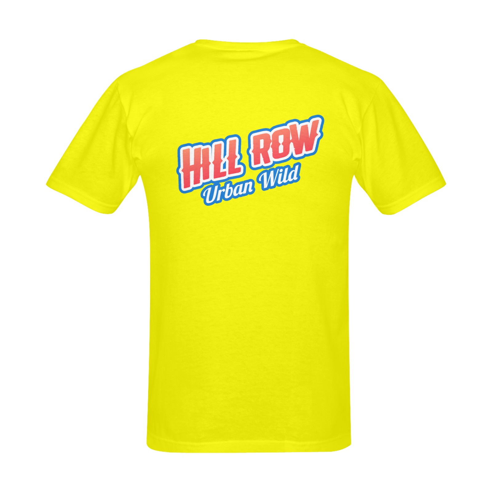 HILL ROW YELLOW Men's Slim Fit T-shirt (Model T13)