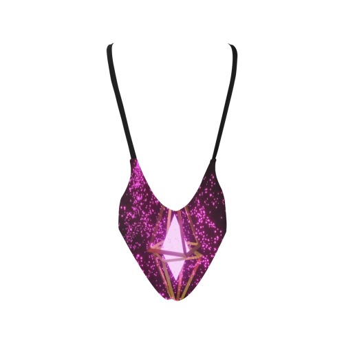 abstract Arts Sexy Low Back One-Piece Swimsuit (Model S09)