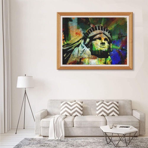 STATUE OF LIBERTY 2 500-Piece Wooden Photo Puzzles