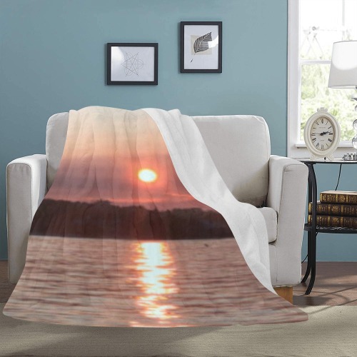 Glazed Sunset Collection Ultra-Soft Micro Fleece Blanket 60"x80"
