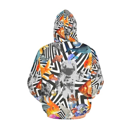 POINT OF ENTRY 2 All Over Print Hoodie for Men (USA Size) (Model H13)