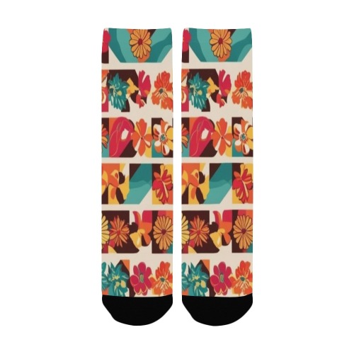 70's flower design checkers (3)