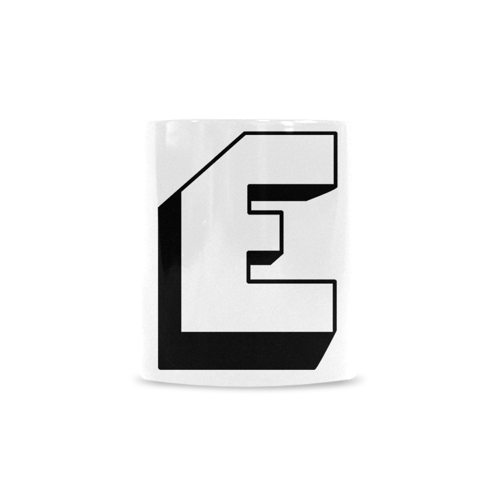 E Custom White Mug (11oz)