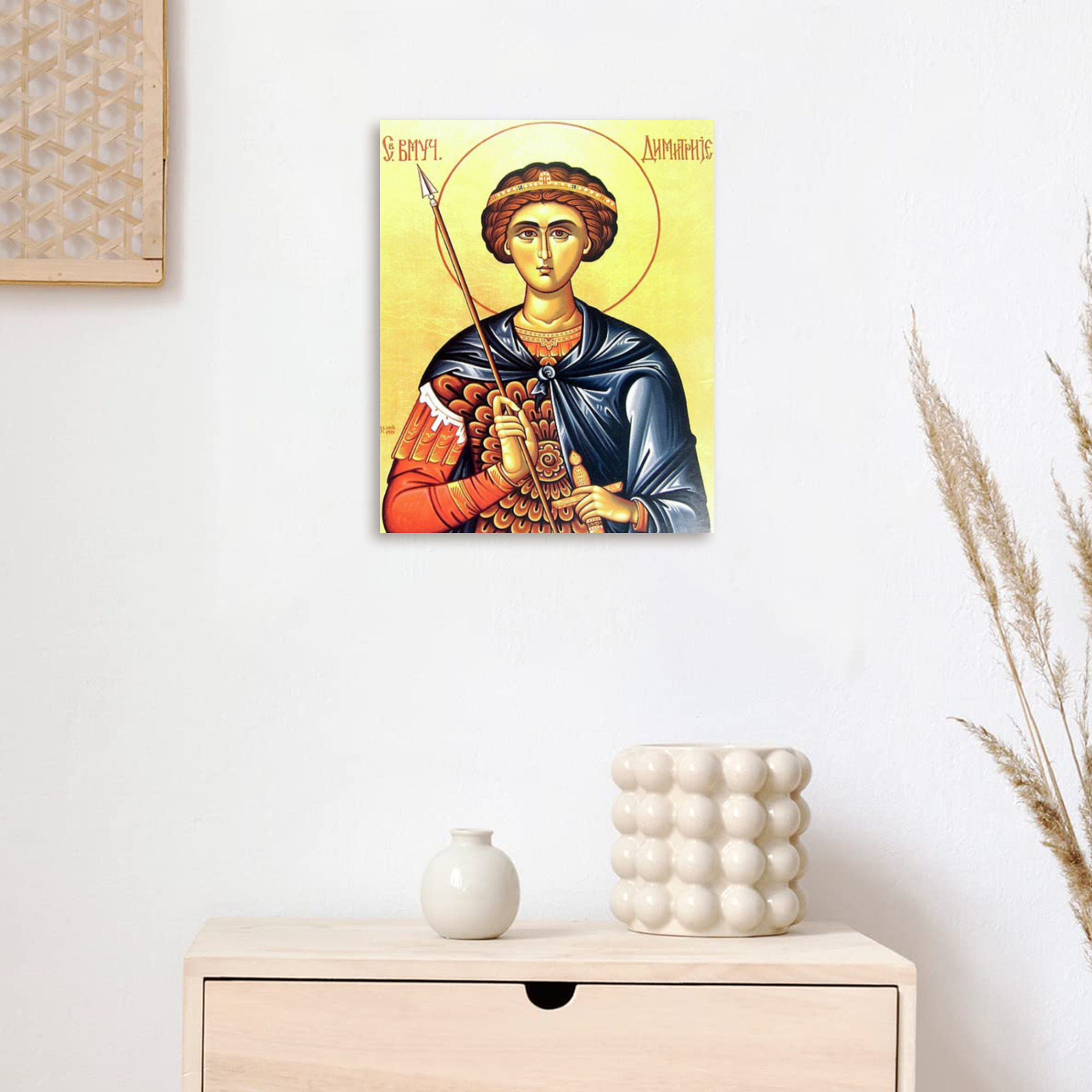 Saint Dimitrije ( Sveti Dimitrije ) Wood Print 8"x10"
