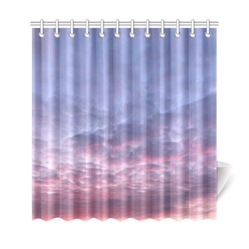 Morning Purple Sunrise Collection Shower Curtain 69"x72"