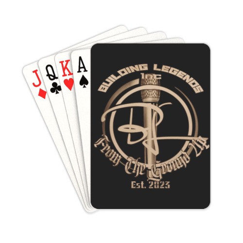 BLI Gold Deck Playing Cards 2.5"x3.5"