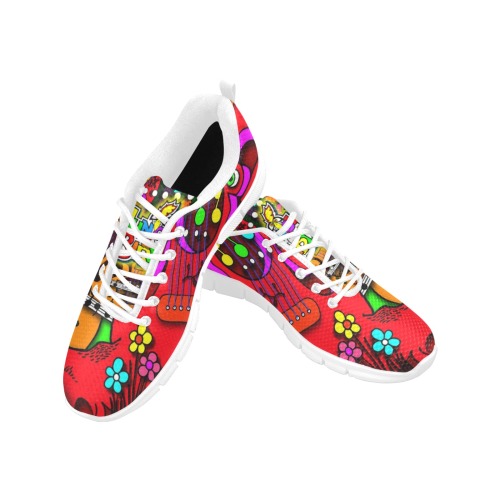 ITEM 26 - SHOES - GUITAR TREE FOREST Men's Breathable Running Shoes (Model 055)