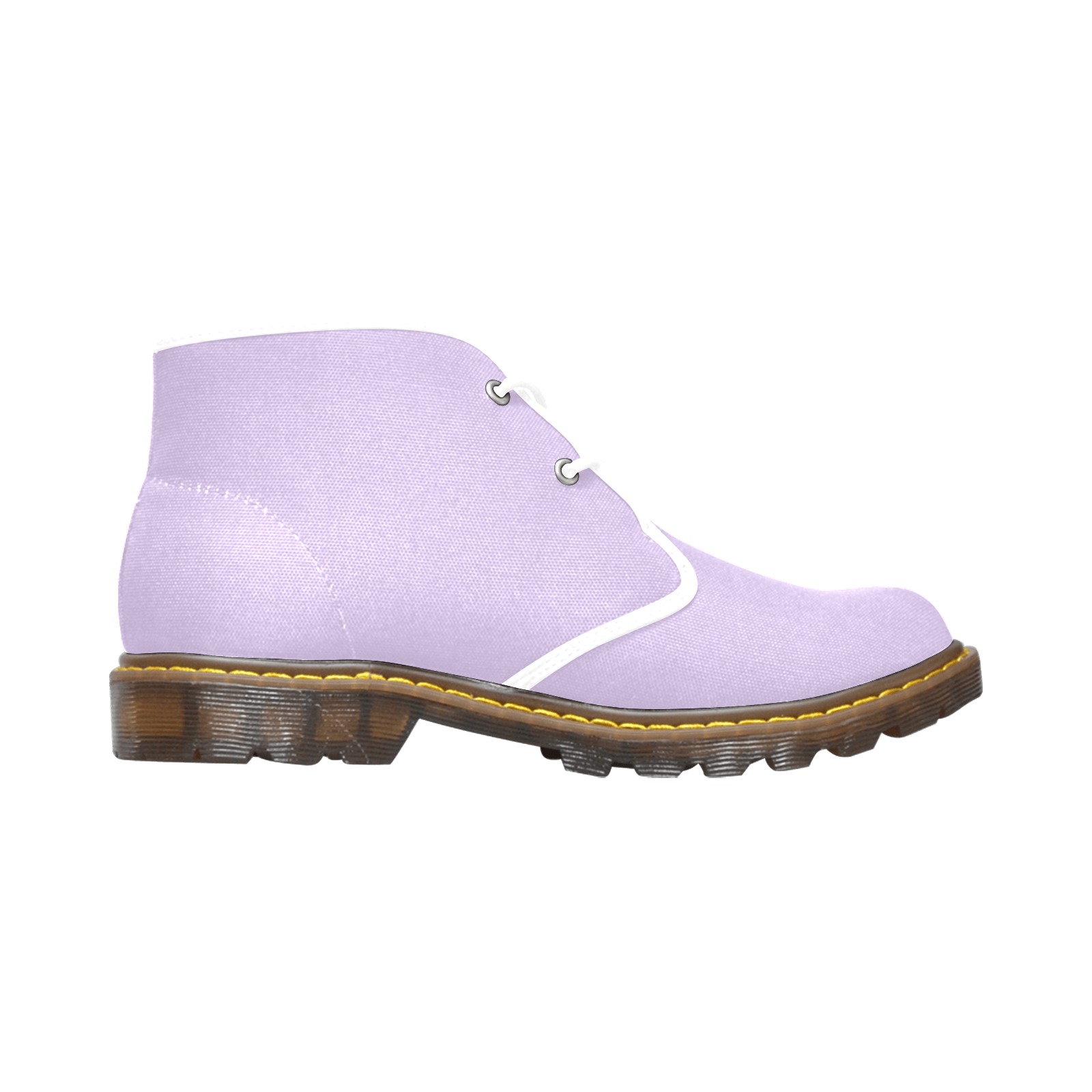 Orchid Bloom Women's Canvas Chukka Boots (Model 2402-1)