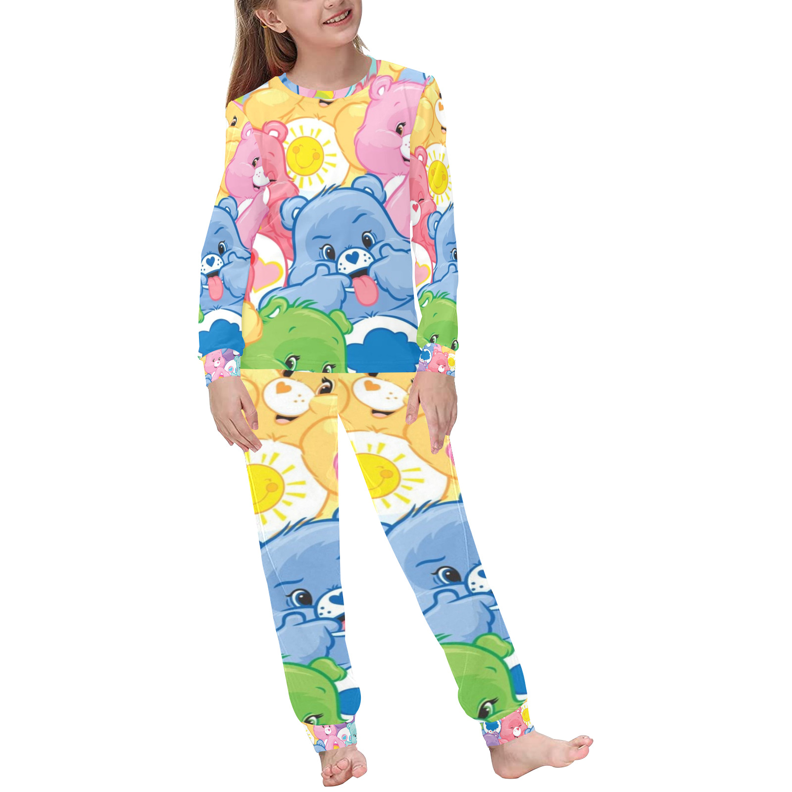 kids Care Bear Pajama set Kids' All Over Print Pajama Set