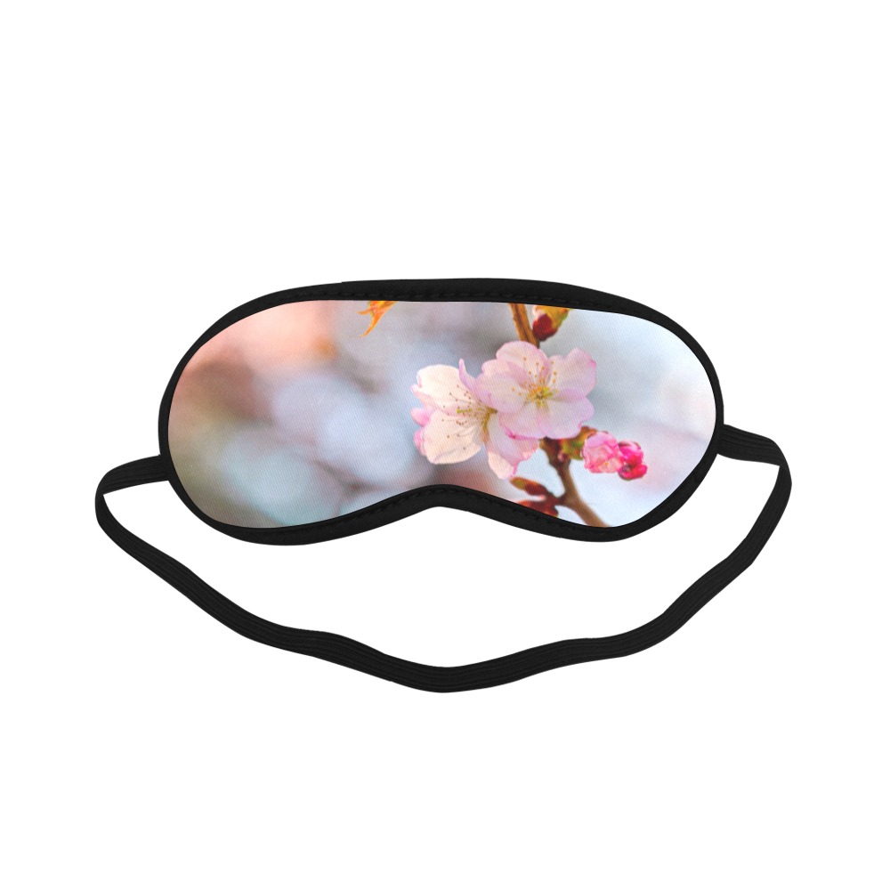 Beauty and magic of blossoming sakura cherry tree. Sleeping Mask