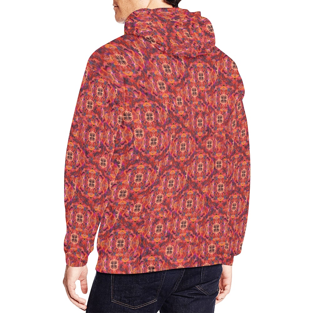 shanti 8 All Over Print Hoodie for Men (USA Size) (Model H13)