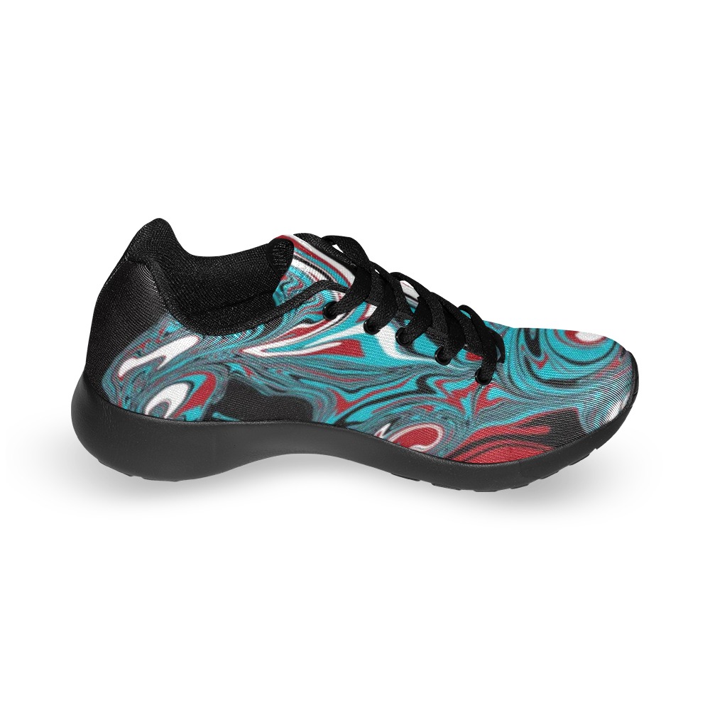 Dark Wave of Colors Women’s Running Shoes (Model 020)
