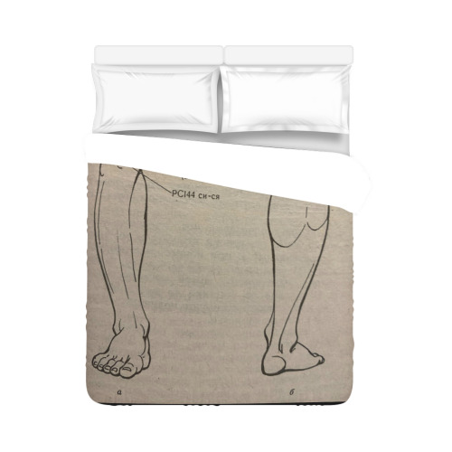 zones for massage in knee ache. Duvet Cover 86"x70" ( All-over-print)