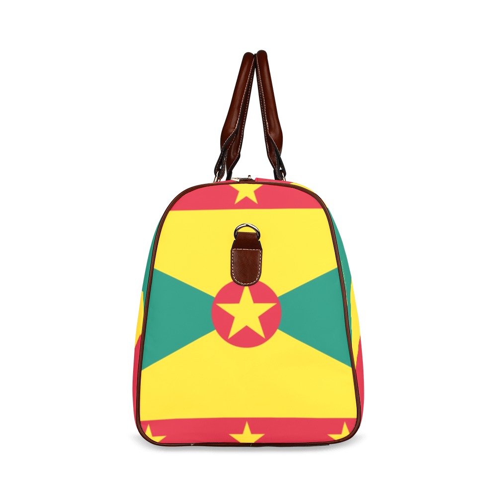 grenada-flag-xl Waterproof Travel Bag/Small (Model 1639)