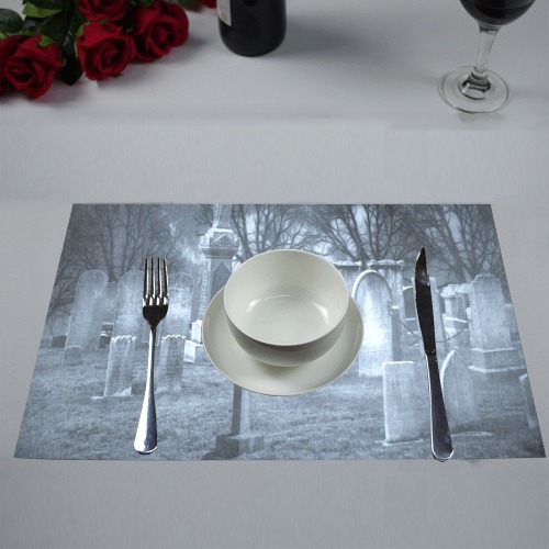 Haunted Cemetery Placemat 12’’ x 18’’ (Set of 2)