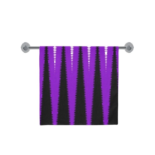 Wave Design Purple Bath Towel 30"x56"