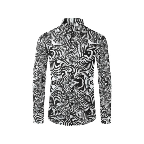 Zebra Pattern by Artdream Men's All Over Print Casual Dress Shirt (Model T61)