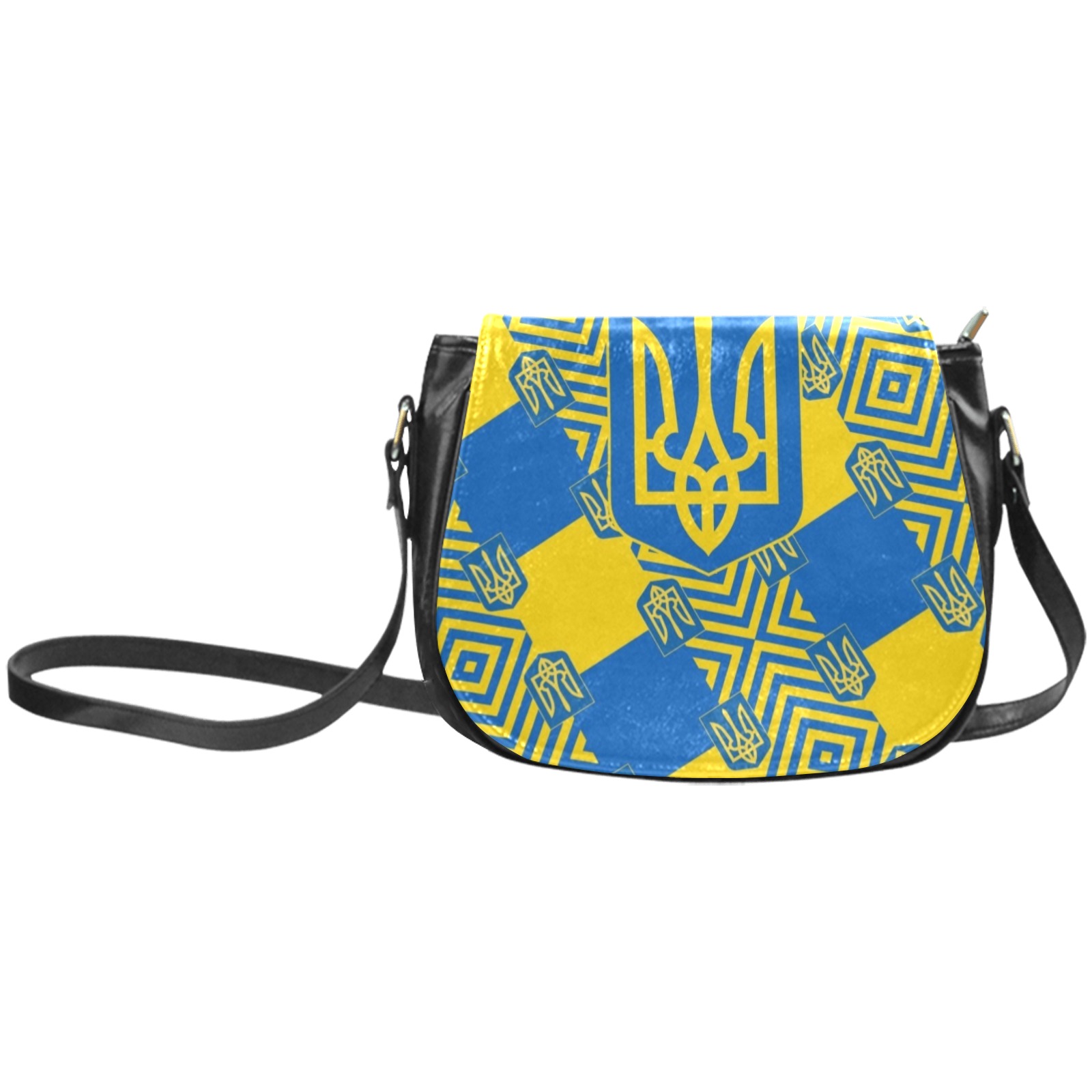 UKRAINE 2 Classic Saddle Bag/Small (Model 1648)