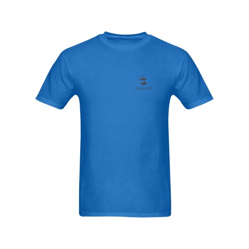 Mallard transparent blue Men's T-Shirt in USA Size (Two Sides Printing)