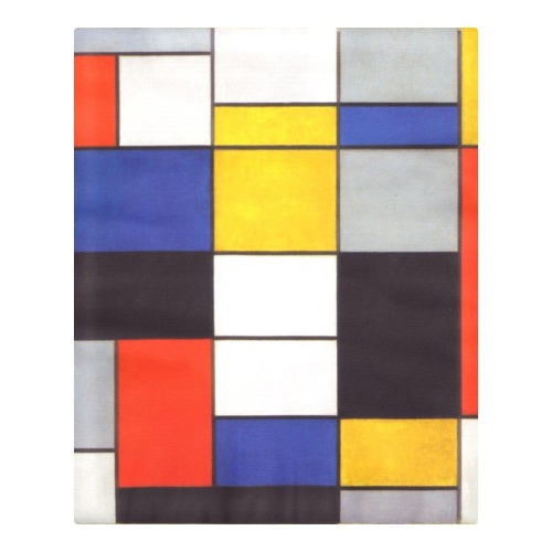 Composition A by Piet Mondrian 3-Piece Bedding Set