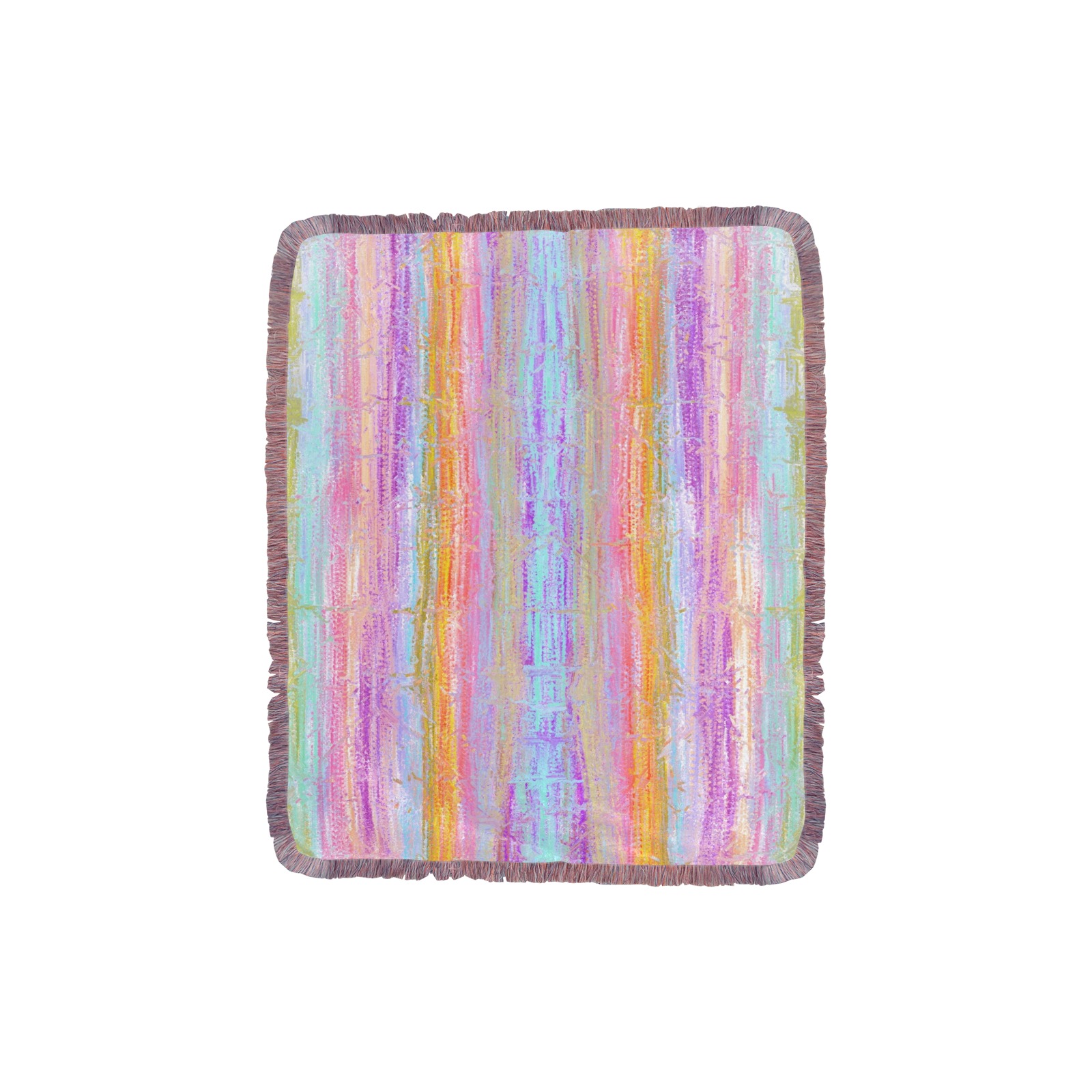 confetti 4 Ultra-Soft Fringe Blanket 30"x40" (Mixed Pink)
