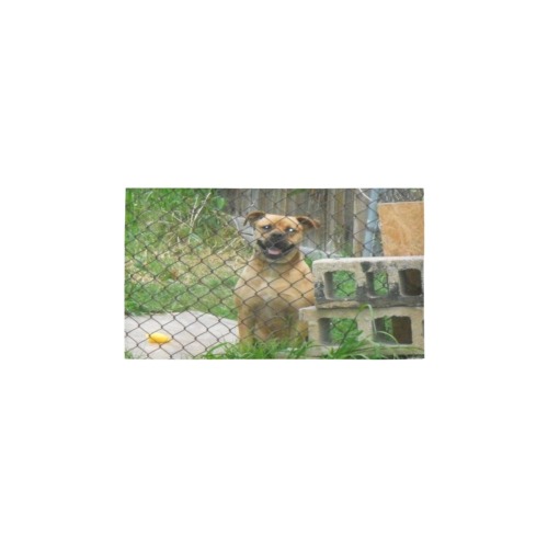 A Smiling Dog Bath Rug 16''x 28''
